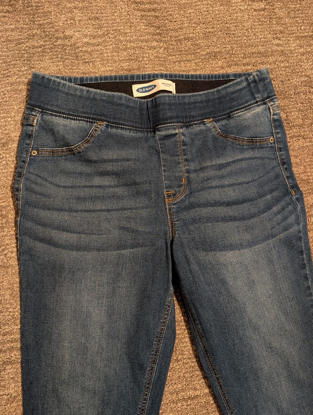 Old Navy Rockstar Jeggings Medium Wash - Women’s 12 - Picture 2 of 10